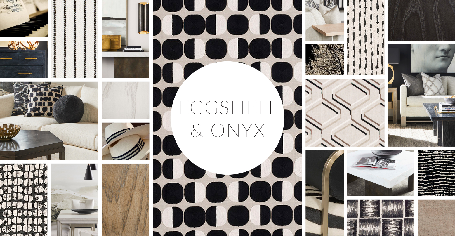 Eggshell and Onyx Header